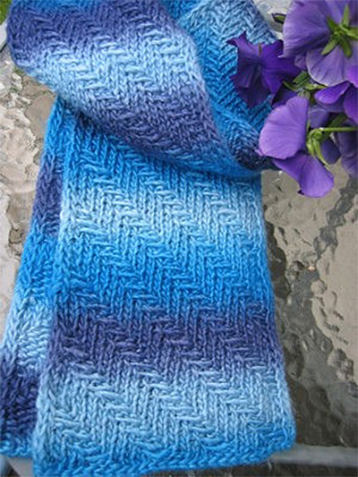 Free Knitting Pattern Prismatic Scarf