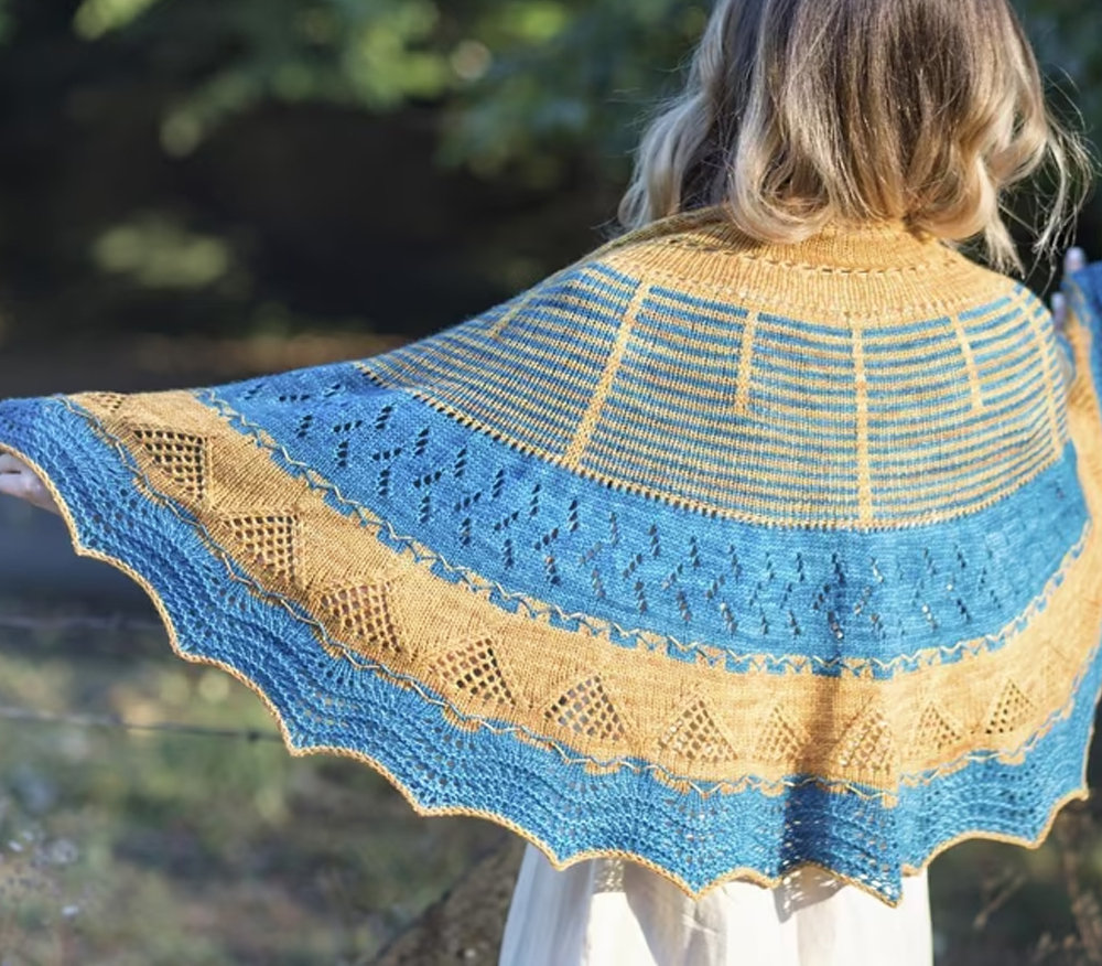  Puget Sound Shawl Knitting Pattern