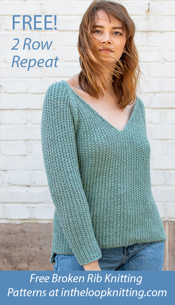 Free Women's Sweater Knitting Pattern Pullover Foggy Island