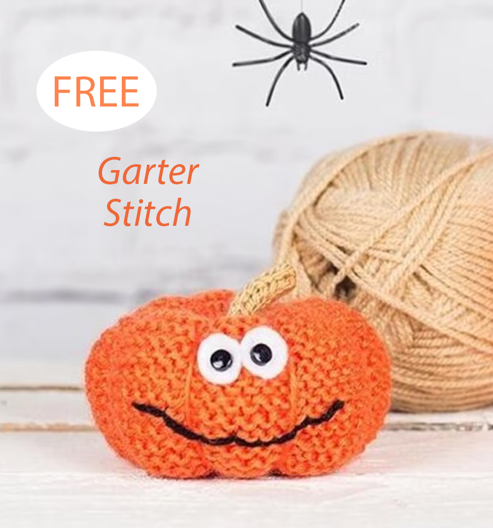 Free Knitting Pattern Garter Stitch Pumpkin