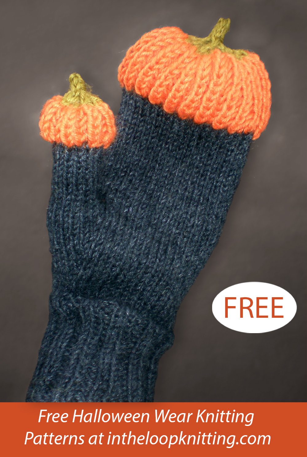 Free Pumpkin Mittens Knitting Pattern