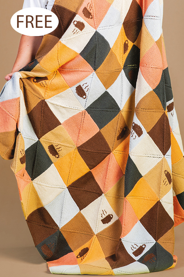 Free Pumpkin Spice Afghan Knitting Pattern