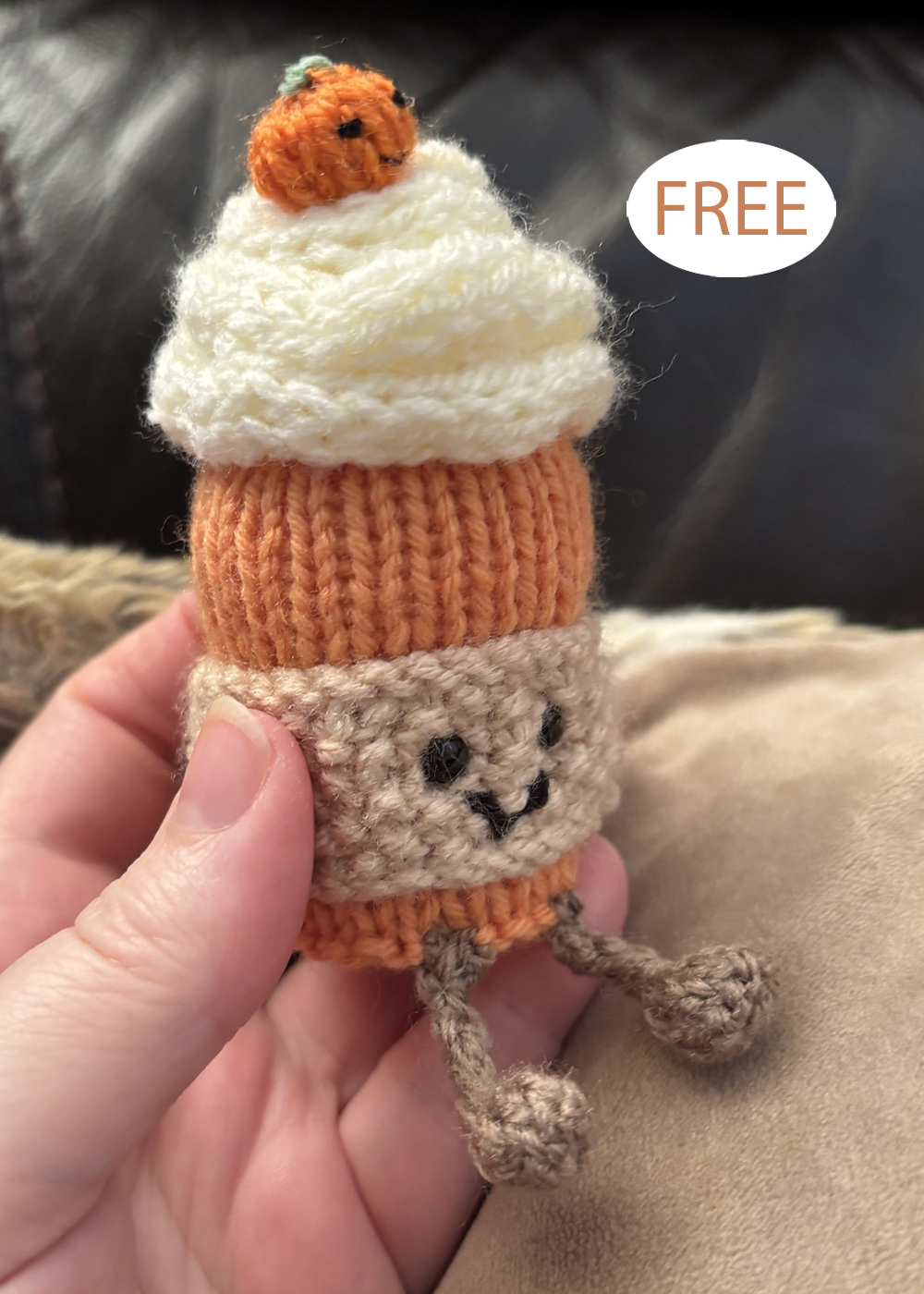 Free Pumpkin Spice Latte Knitting Pattern
