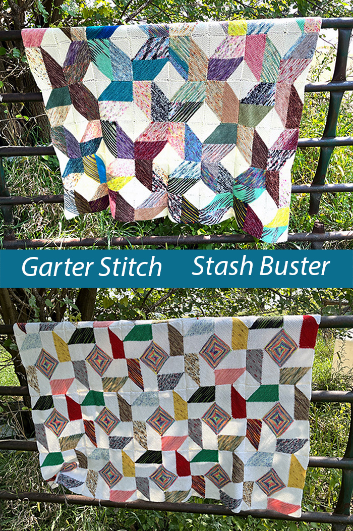 Free Knitting Pattern Puzzle Box Knit Quilt Afghan