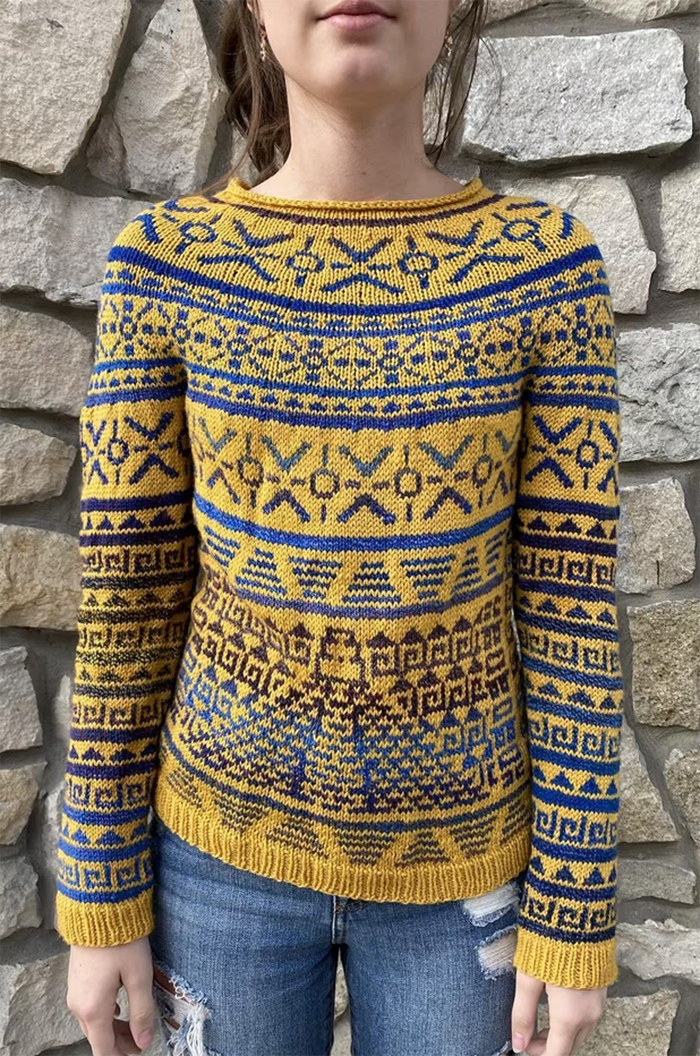 Pyramid Sweater Knitting Patterns