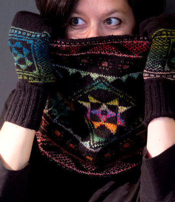 Knit This Two-Color, Fair Isle Cowl Today - Jelm! - Expression Fiber Arts