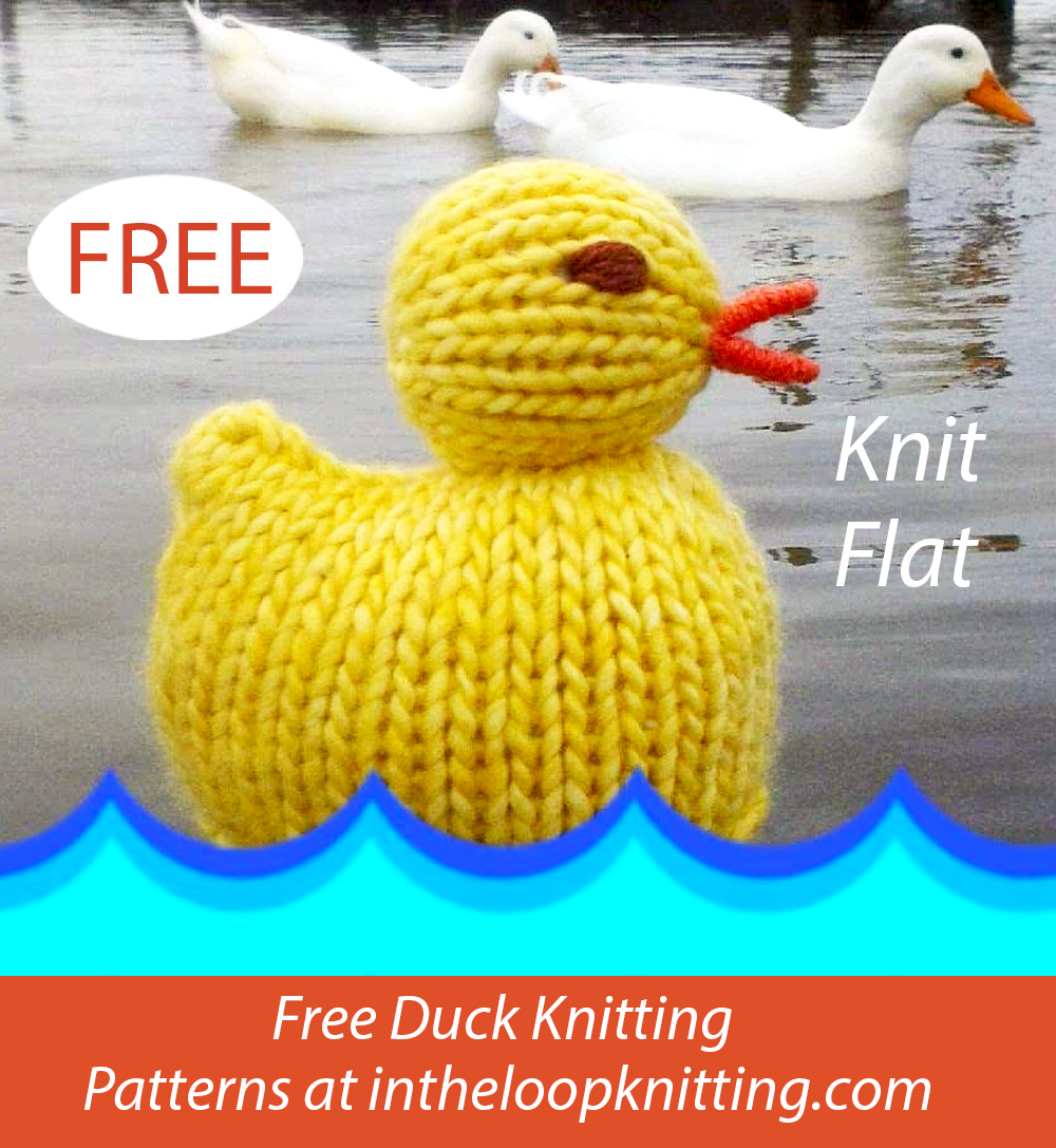Free Stocking Stuffer Quack-Quack Duck Knitting Pattern