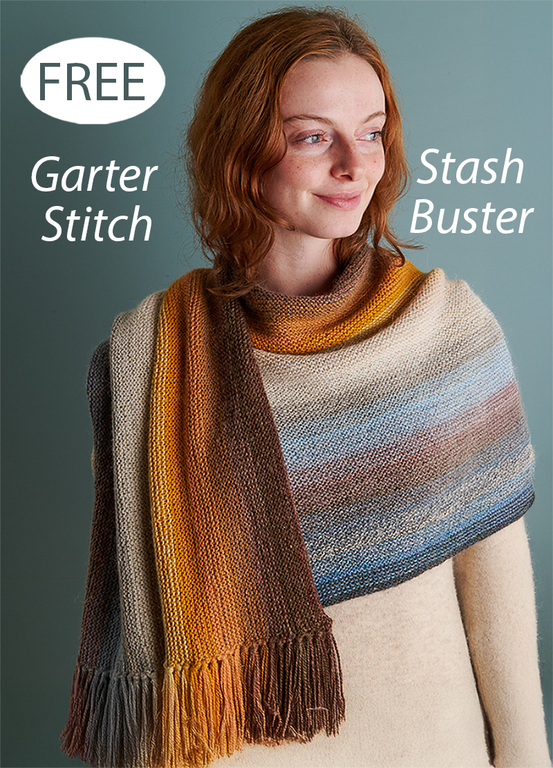 Free Quaking Aspen Wrap Knitting Pattern