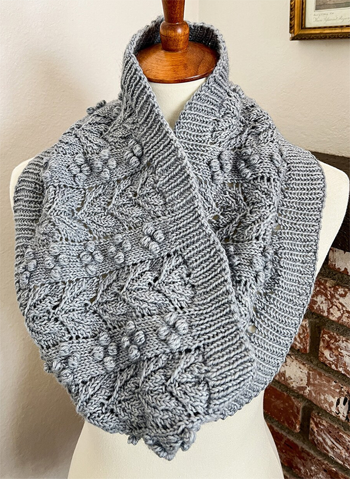 Quercus Agrifolia Cowl Knitting Pattern