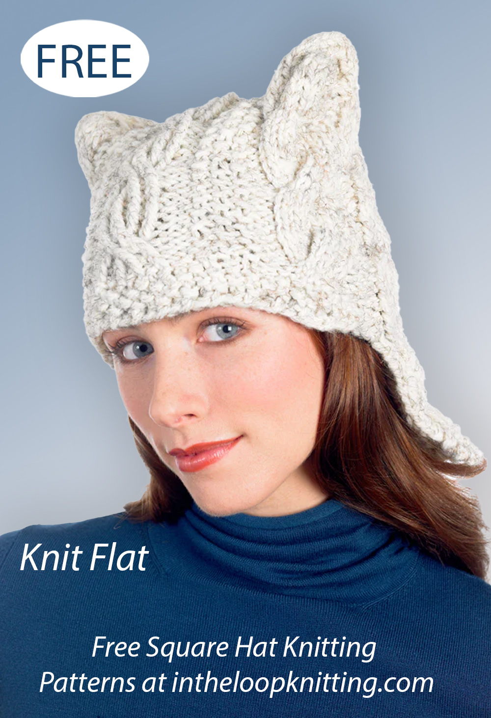 Free Quick Cabled Hat  Knitting Pattern