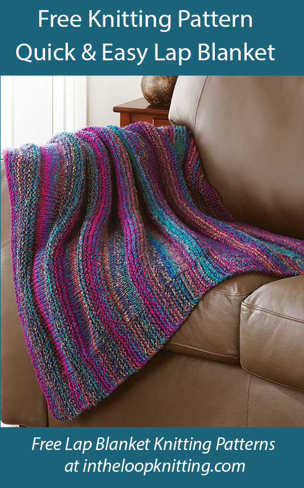 Free Quick and Easy Lap Blanket Knitting Pattern