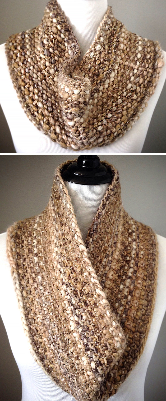 Free Knitting Pattern for Quick Slip Cowl