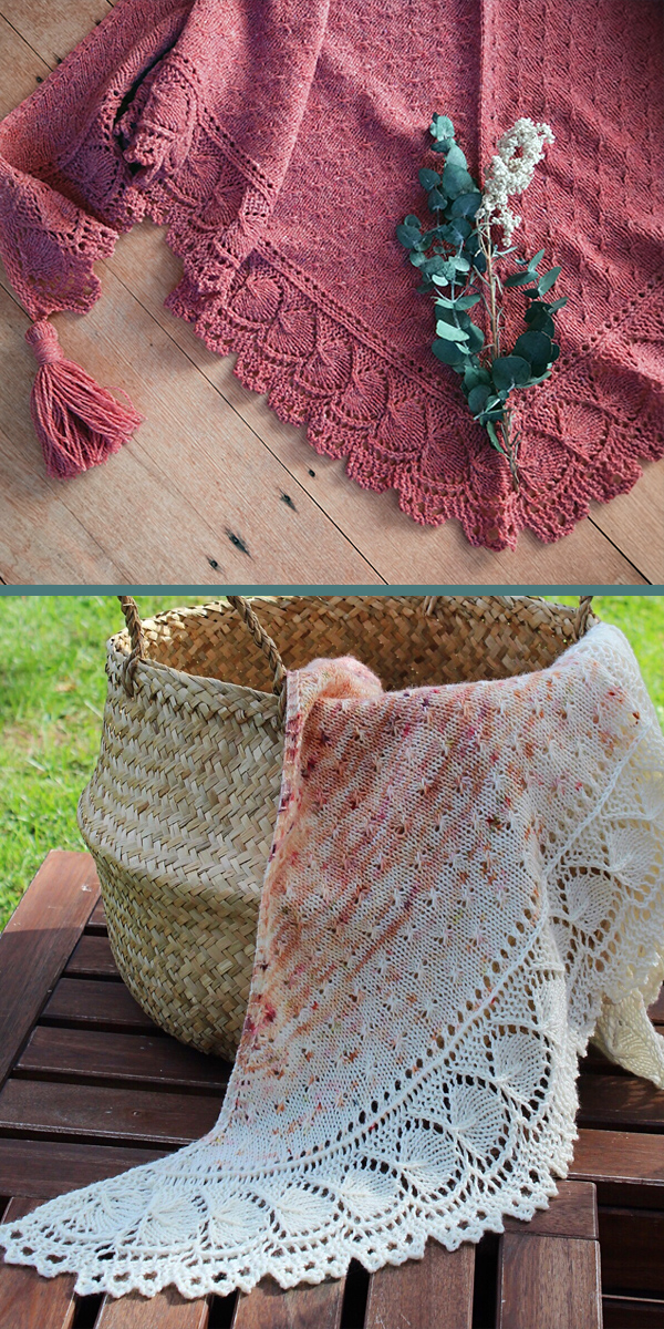 Knitting Pattern for Quiet Ways Shawl