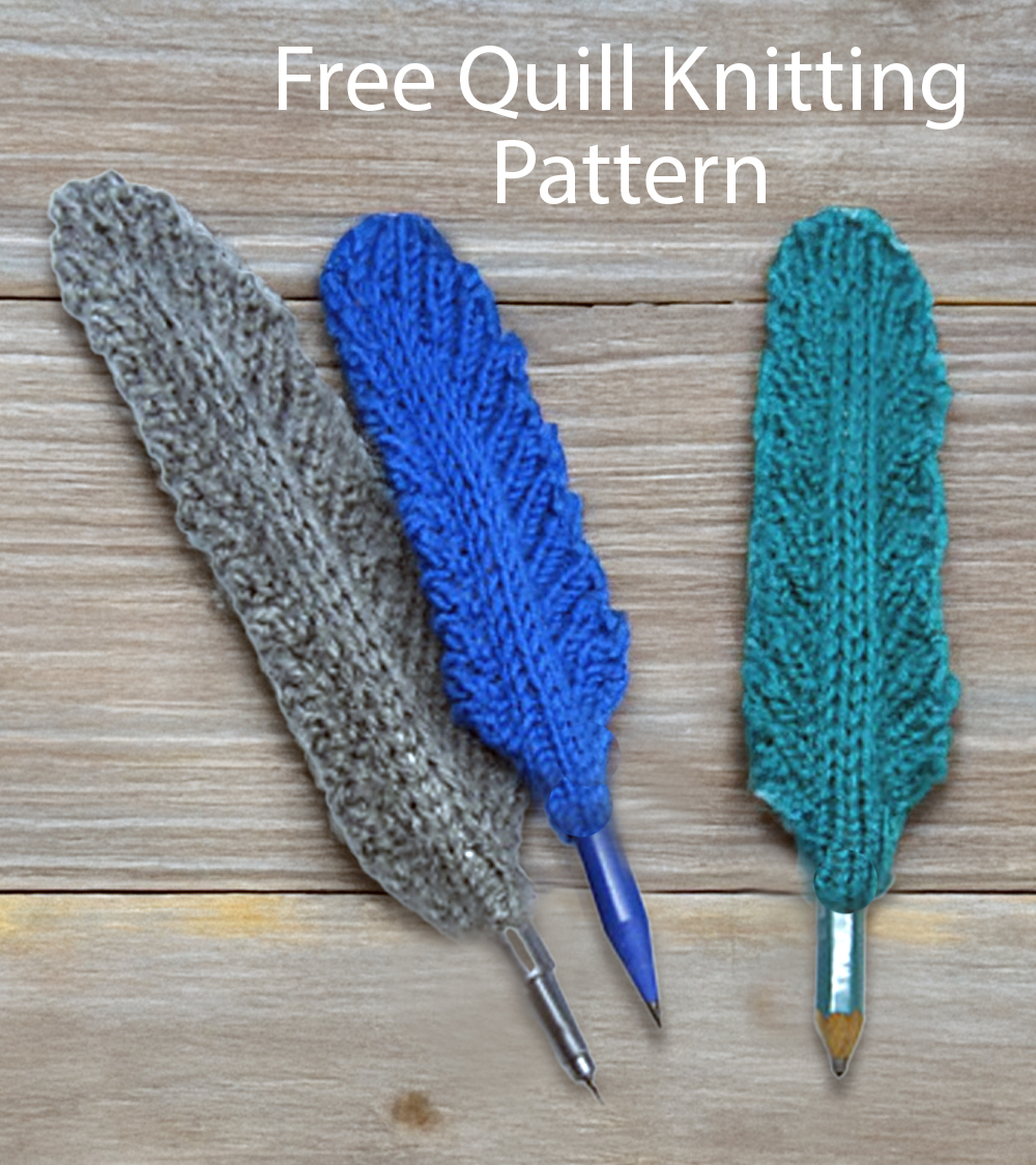 Knitting Pattern for Free Quill Feather