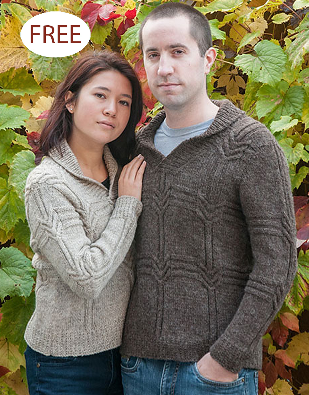 Free Glacier Sweaters Knitting Pattern for Men and Women