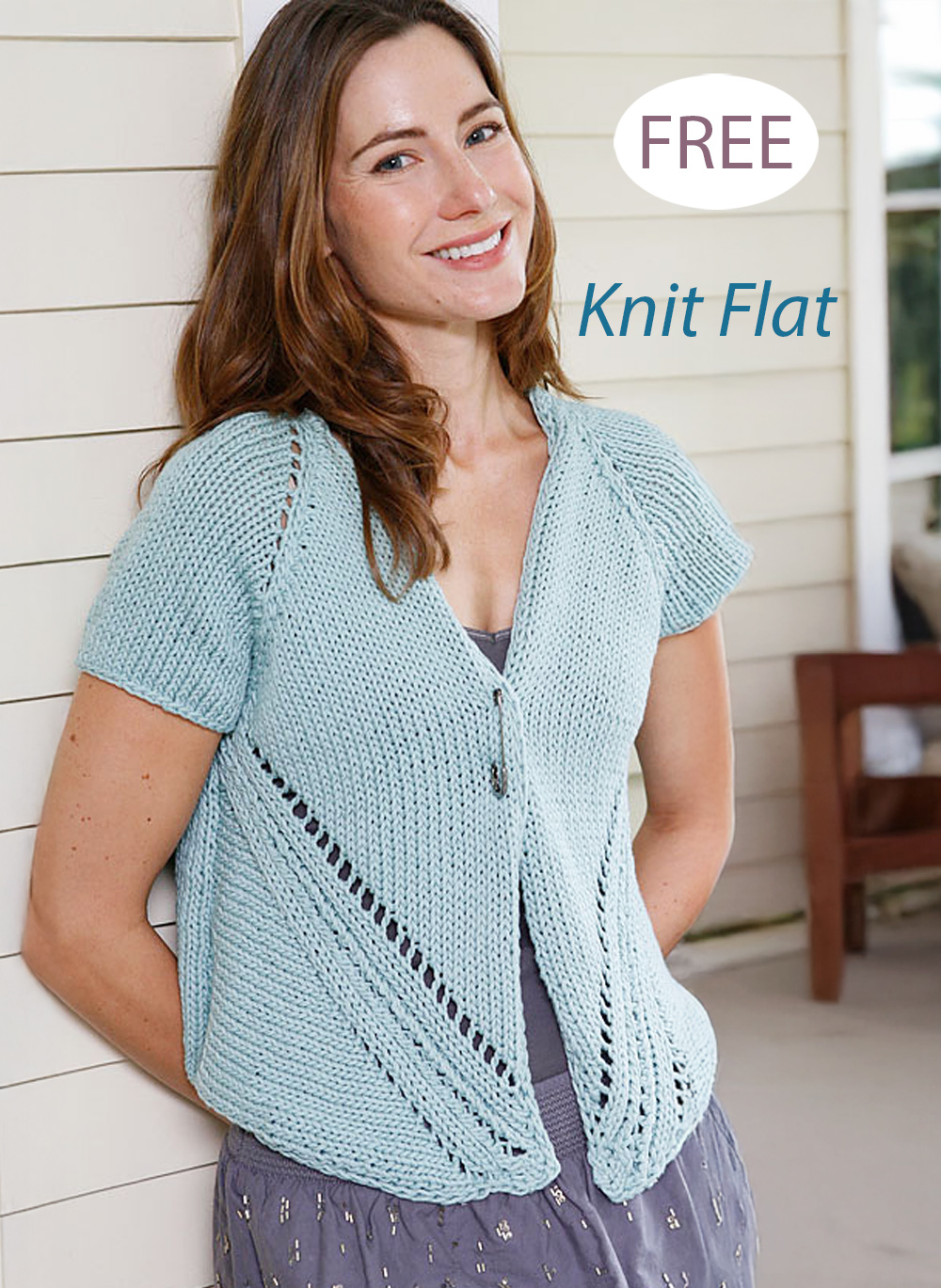 Free Knitting Pattern for Quonset Chunky Cardigan by Norah Gaughan 