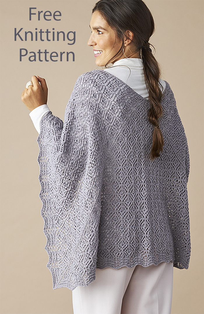 Free R0416 Venetien Shawl Knitting Pattern
