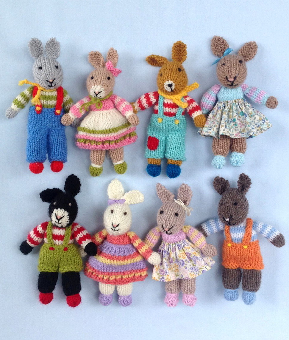 Knitting Pattern for Rabbit Rascals