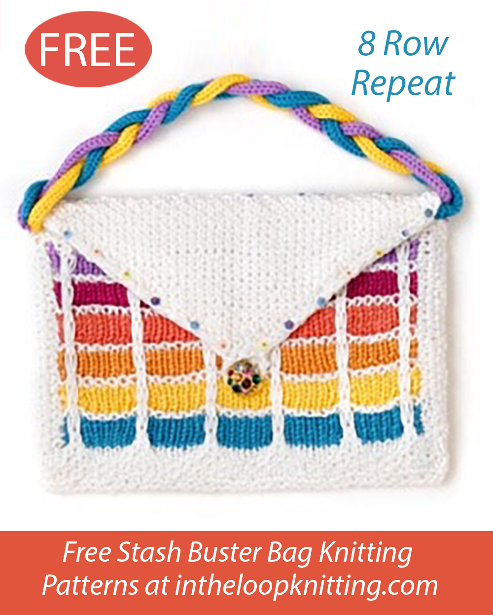 Rainbow Bag Free Knitting Pattern
