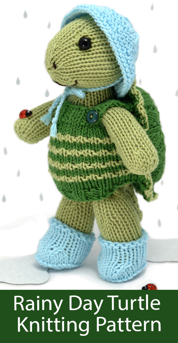 Rainy Day Turtle Knitting Pattern