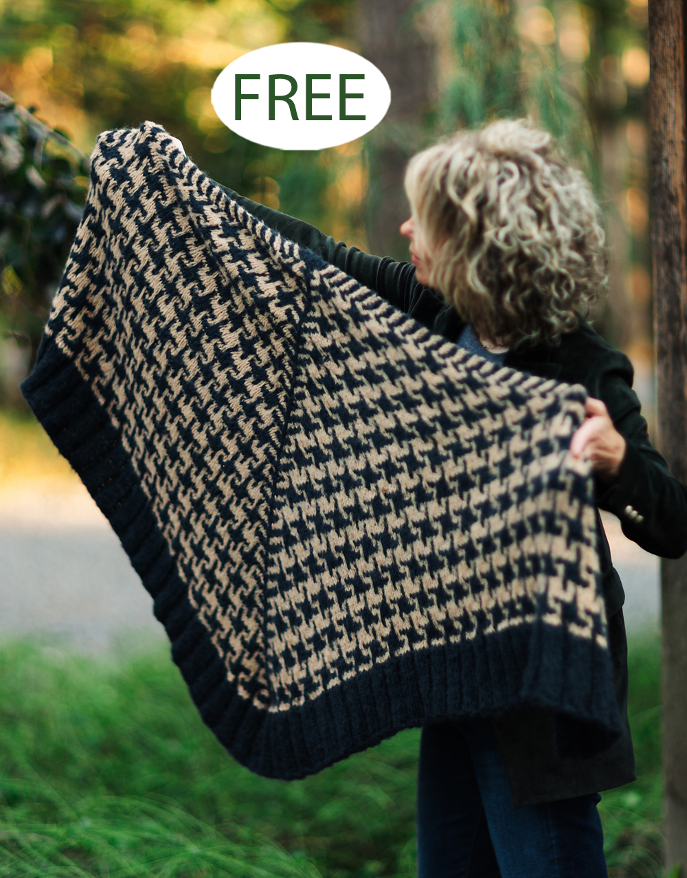 Free Rakish Shawl Knitting Pattern