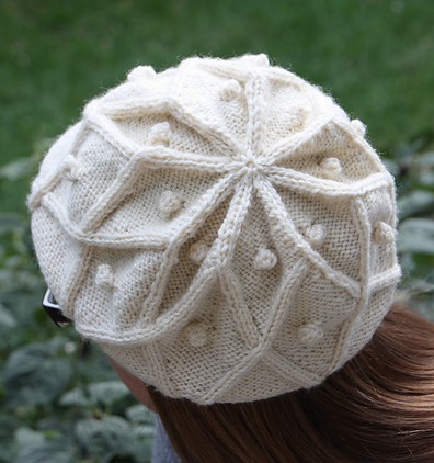 cap knitting design