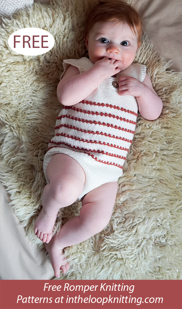 Free Rantatie Sleeveless Baby Bodysuit Knitting Pattern