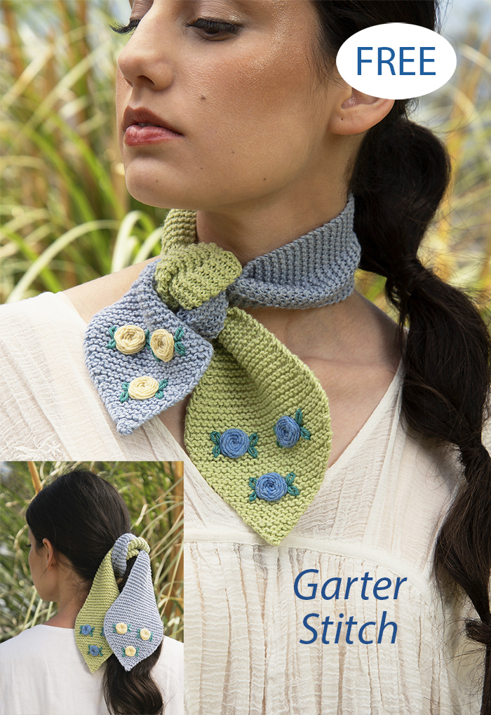 Free Raquel Hair Scarf Knitting Pattern