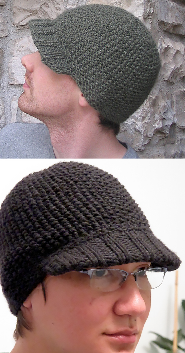 Peaked hat store knitting pattern