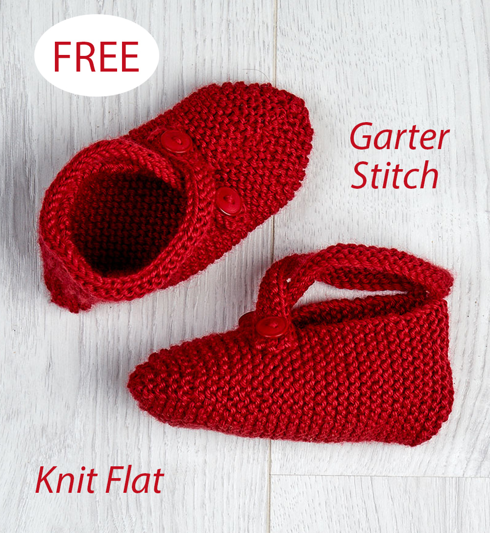Free Knitting Pattern Children's Shoes