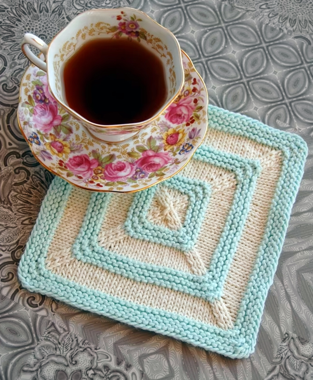 Refined Salt Dishcloth Knitting Pattern