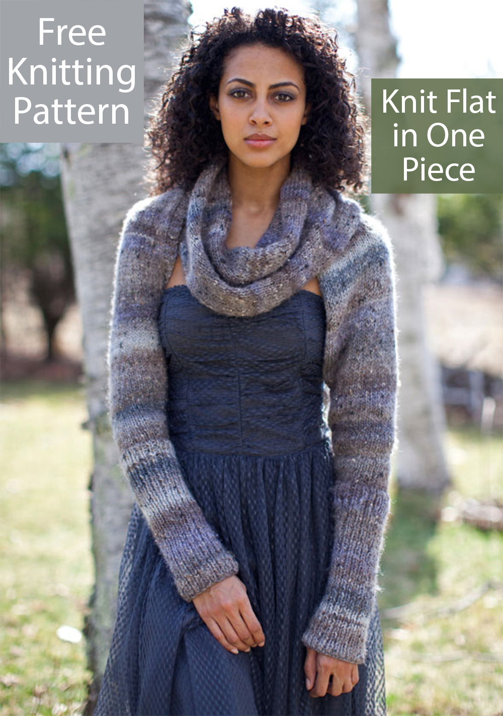 Free Relay Sweater Scarf Wrap Knitting Pattern
