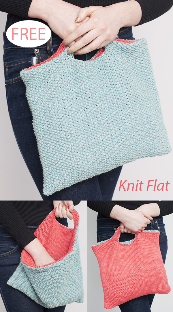 Free Reversible Bag Knitting Pattern