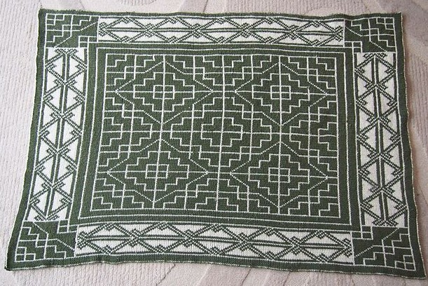 Free knitting pattern for Reversible Celtic Baby Blanket and more baby blanket knitting patterns