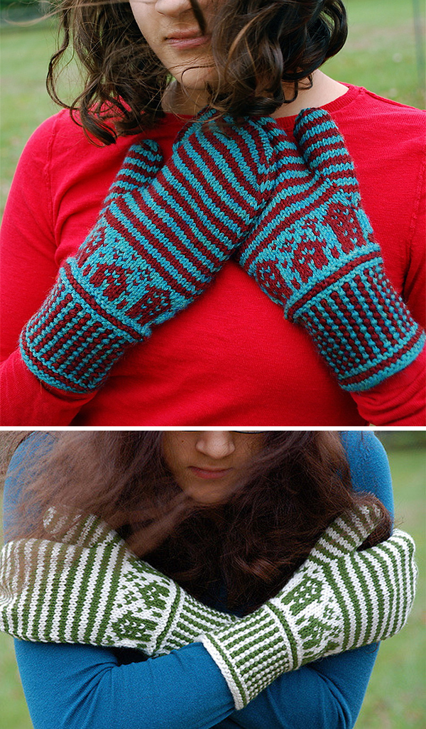 Knitting Pattern for Reykjavik Mittens