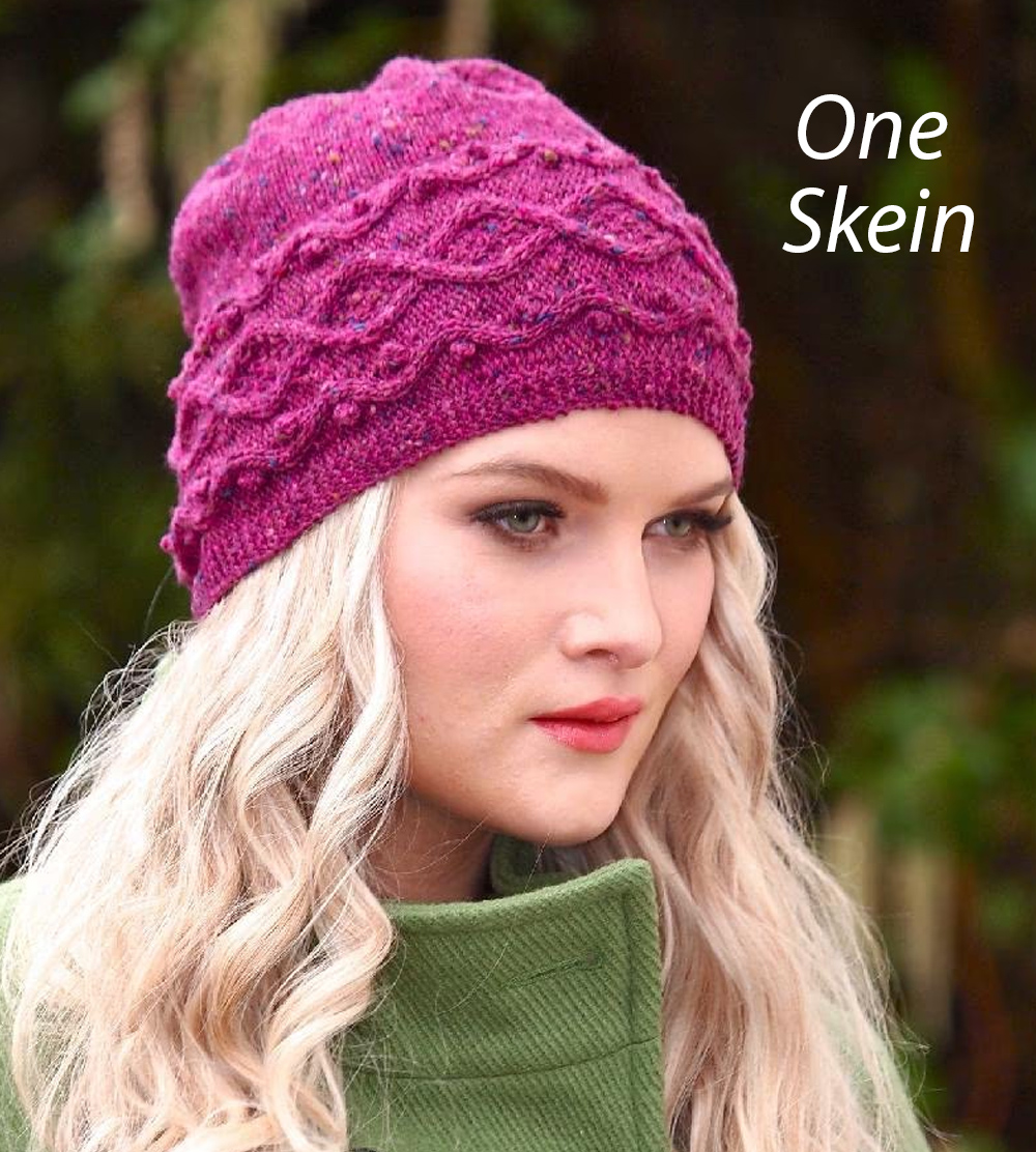 One Skein Rhona Hat Knitting Pattern 