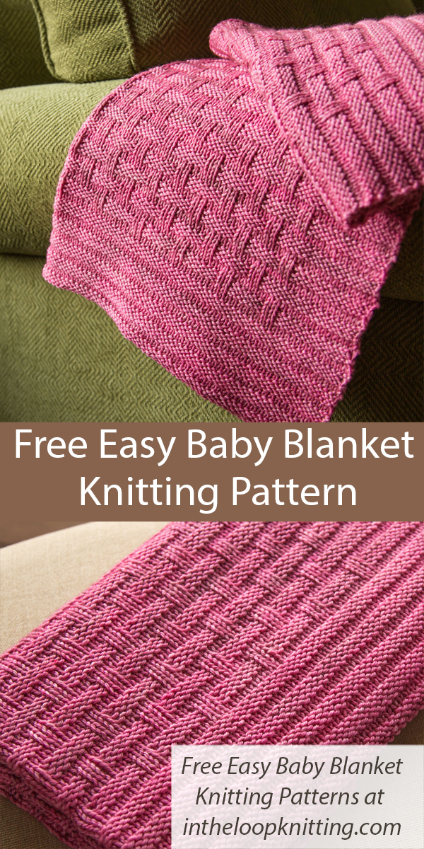 Free Baby Blanket Knitting Patterns Easy Rhymes for Baby