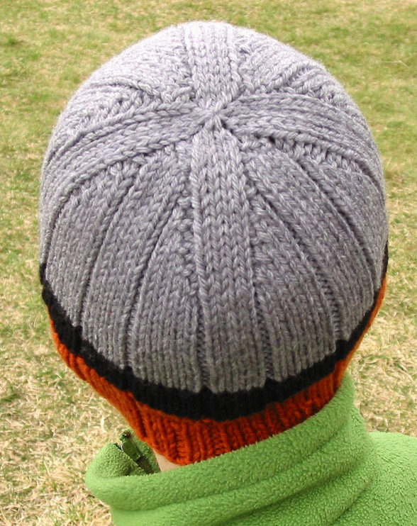 Free Knitting Pattern for Rib-a-Roni Beanie