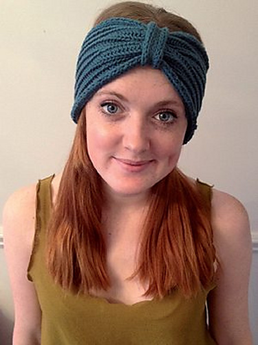 Turban Headband free knitting pattern