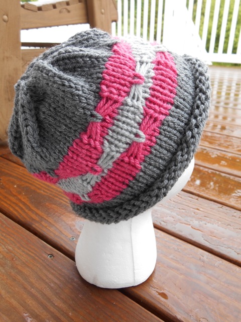 Free Knitting Pattern for Ribbons and Bows Hat