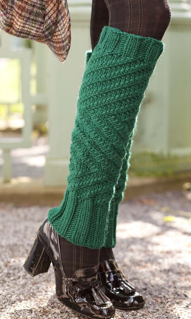 Knitting Pattern // Knit Leg Warmers Motorcycle Padded Quilted