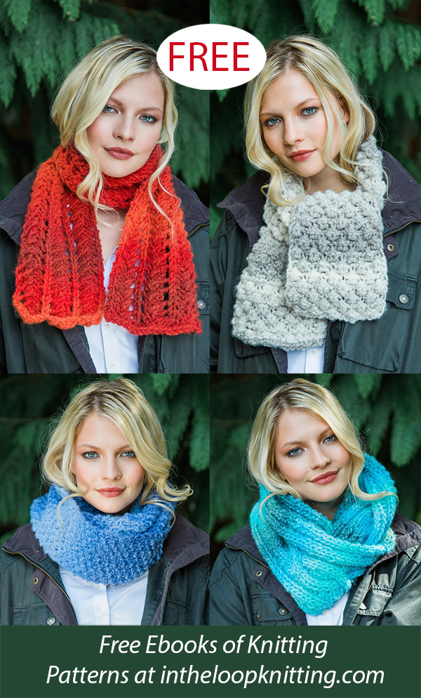Free Cowls and Scarves for Children and Adults Knitting Pattern Ebook