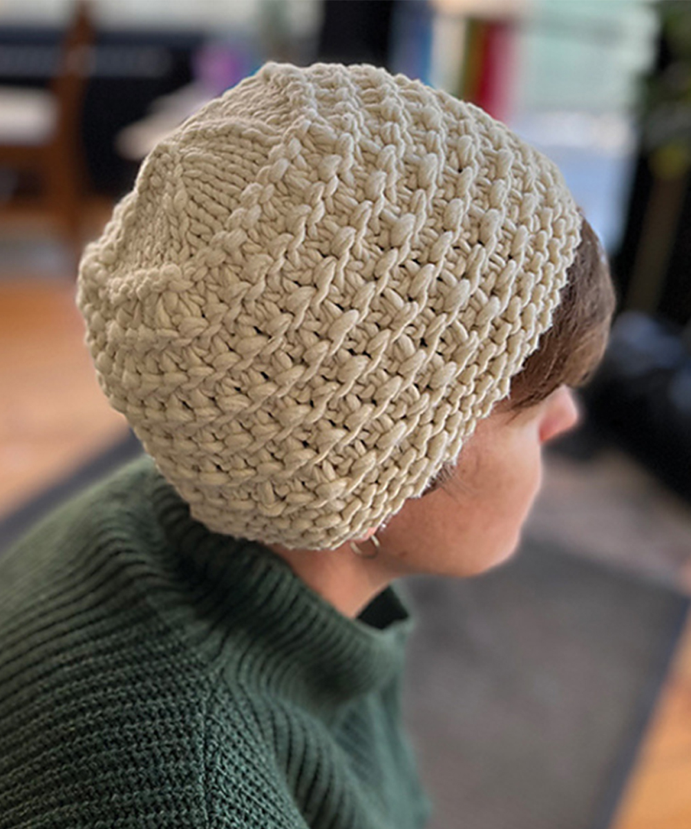 Free Ridges Hat Knitting Pattern