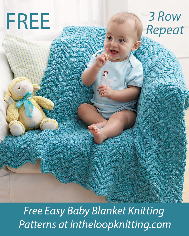 Free Ripple Blanket Knitting Pattern