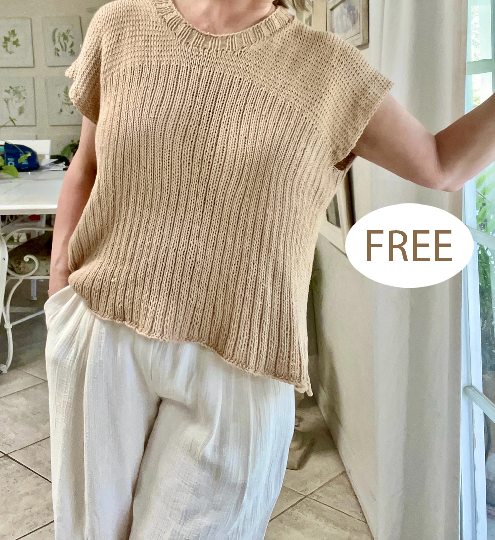 Free Rivven Tee Knitting Pattern