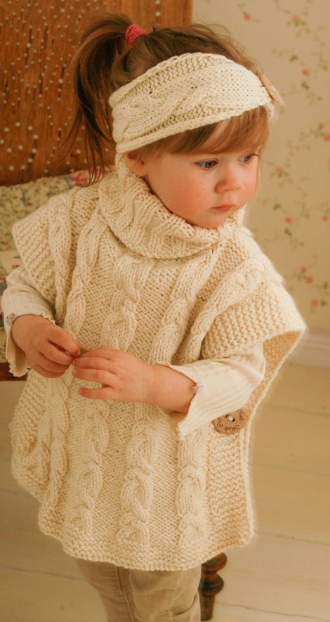 Baby 2025 poncho sweater