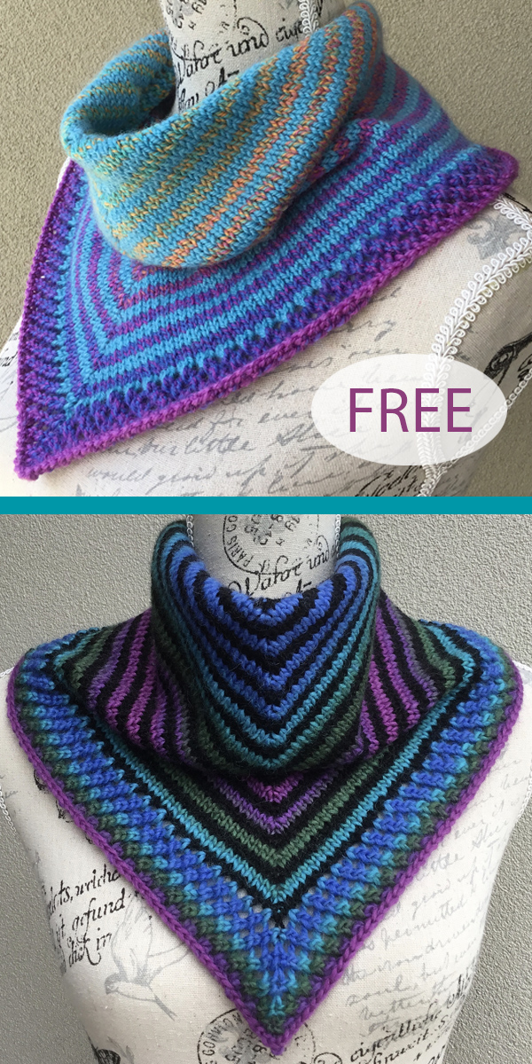 Free Knitting Pattern for Easy Rokeby Cowl