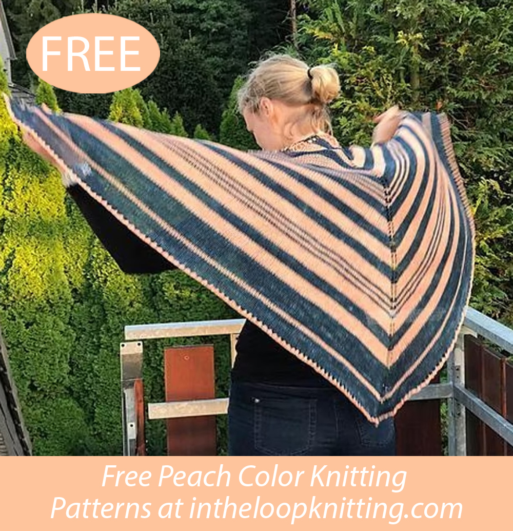 Free Rookie Stripes Shawl Knitting Pattern