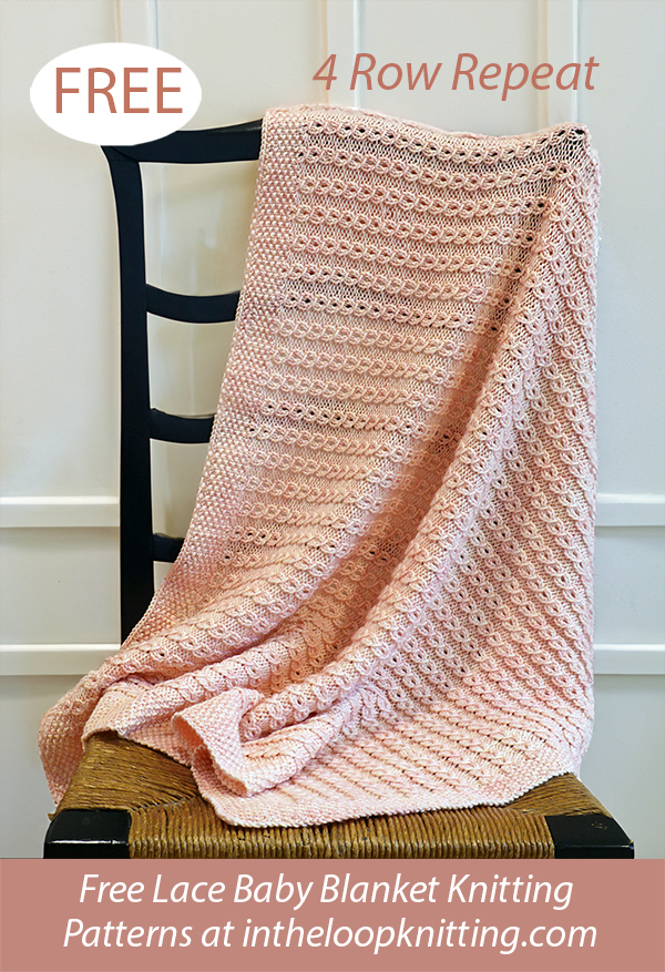 Free Rosalind Baby Blanket Knitting Pattern 