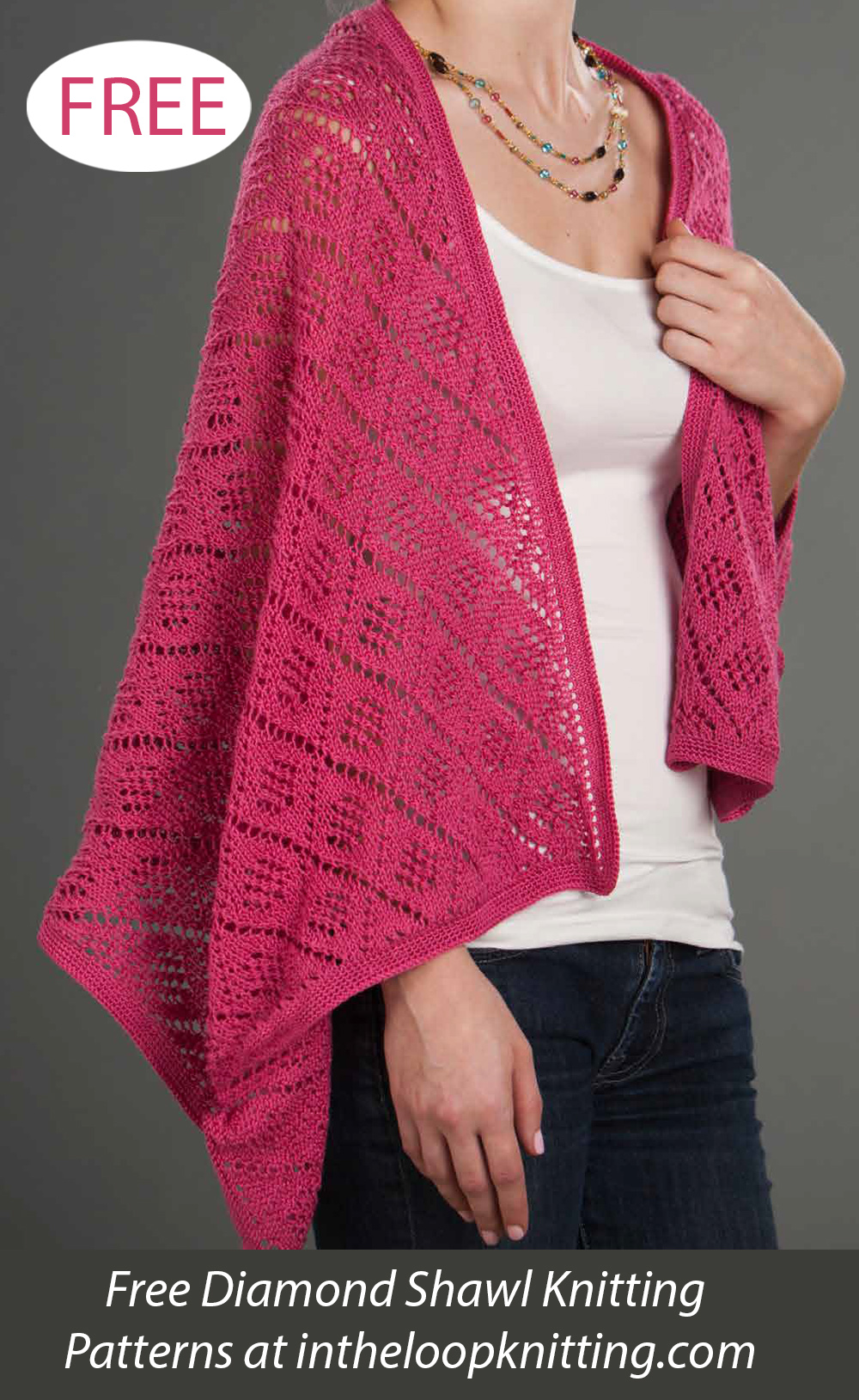 Free Rose Lace Shawl Knitting Pattern